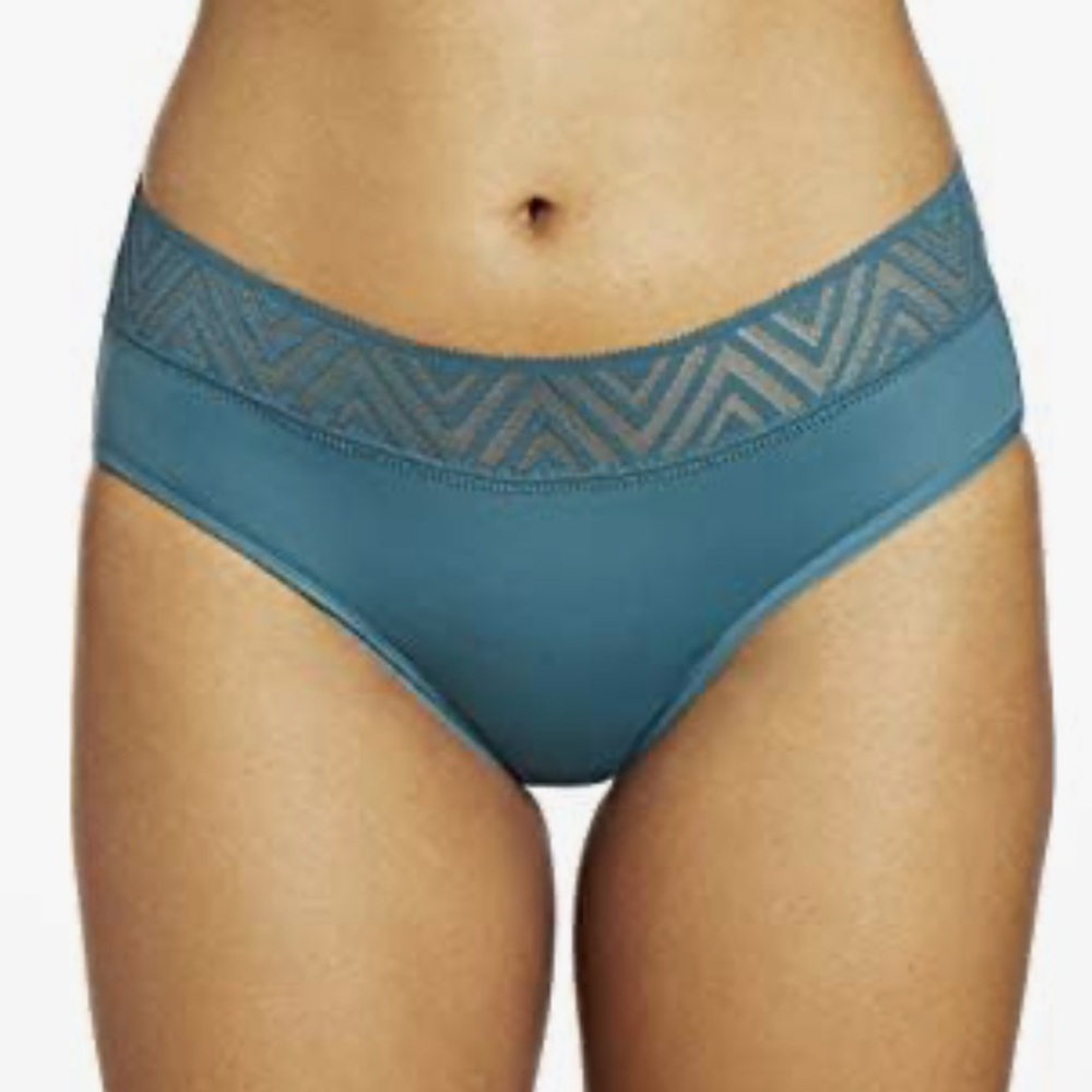 Thinx 2XL Teal Hiphugger NWT absorbent leak control panties